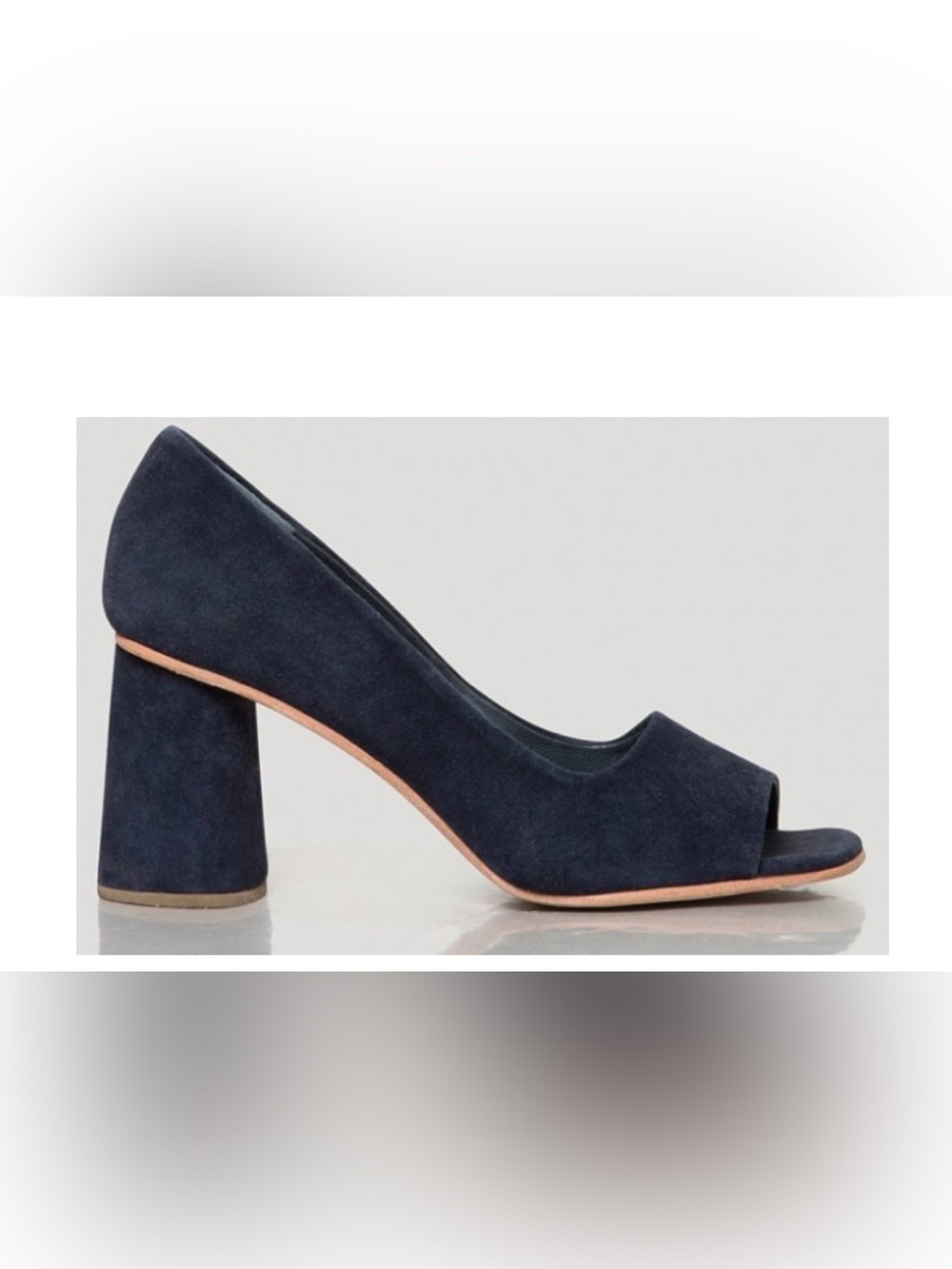 Rachel Comey Kinzey Blue Suede Open Toe Heels Size 9